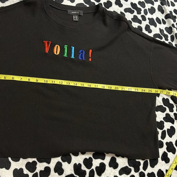 FOREVER 21 SWEATSHIRT “VOILA” - Picture 5 of 8